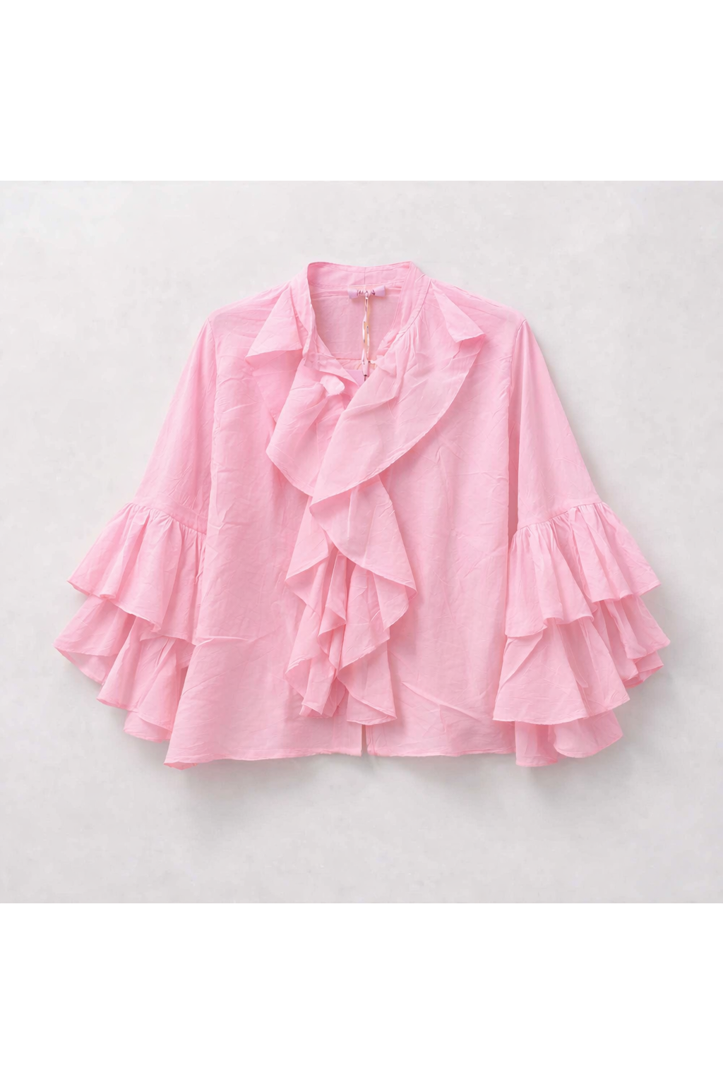 Ruffle bloes roze