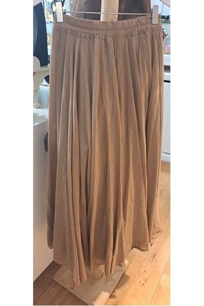 Rok katoen Licht Camel