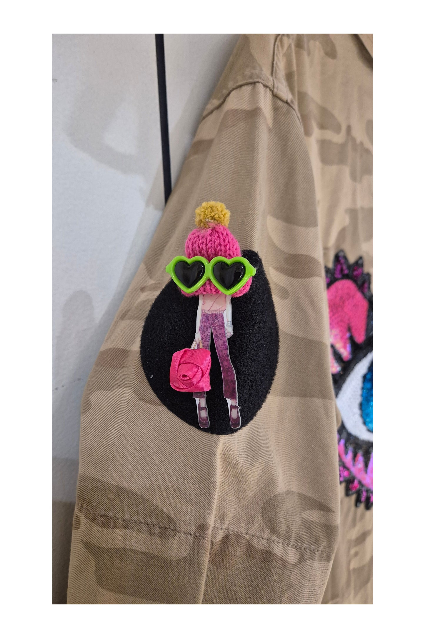 Military Jacket “All Eyes On You” by Nathalie