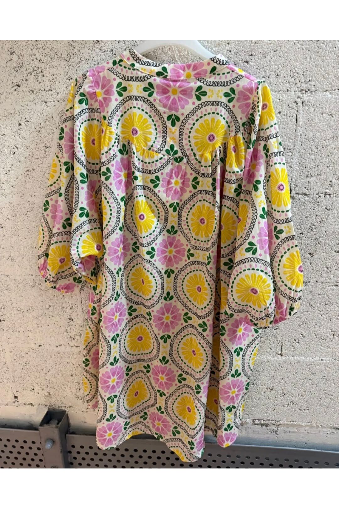 Sunflower Bloom Short Dress