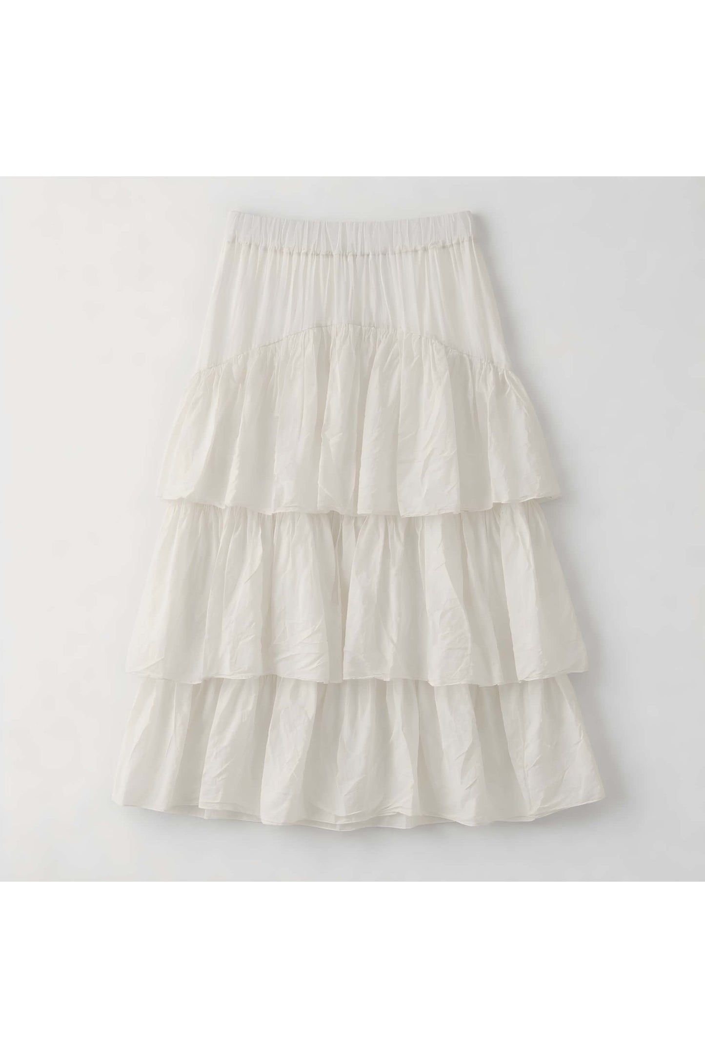 Rok met volants ecru