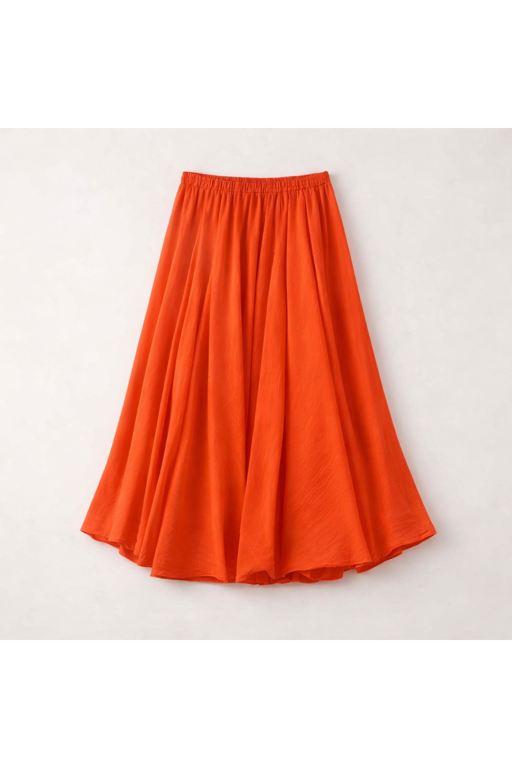 Maxi rok oranje