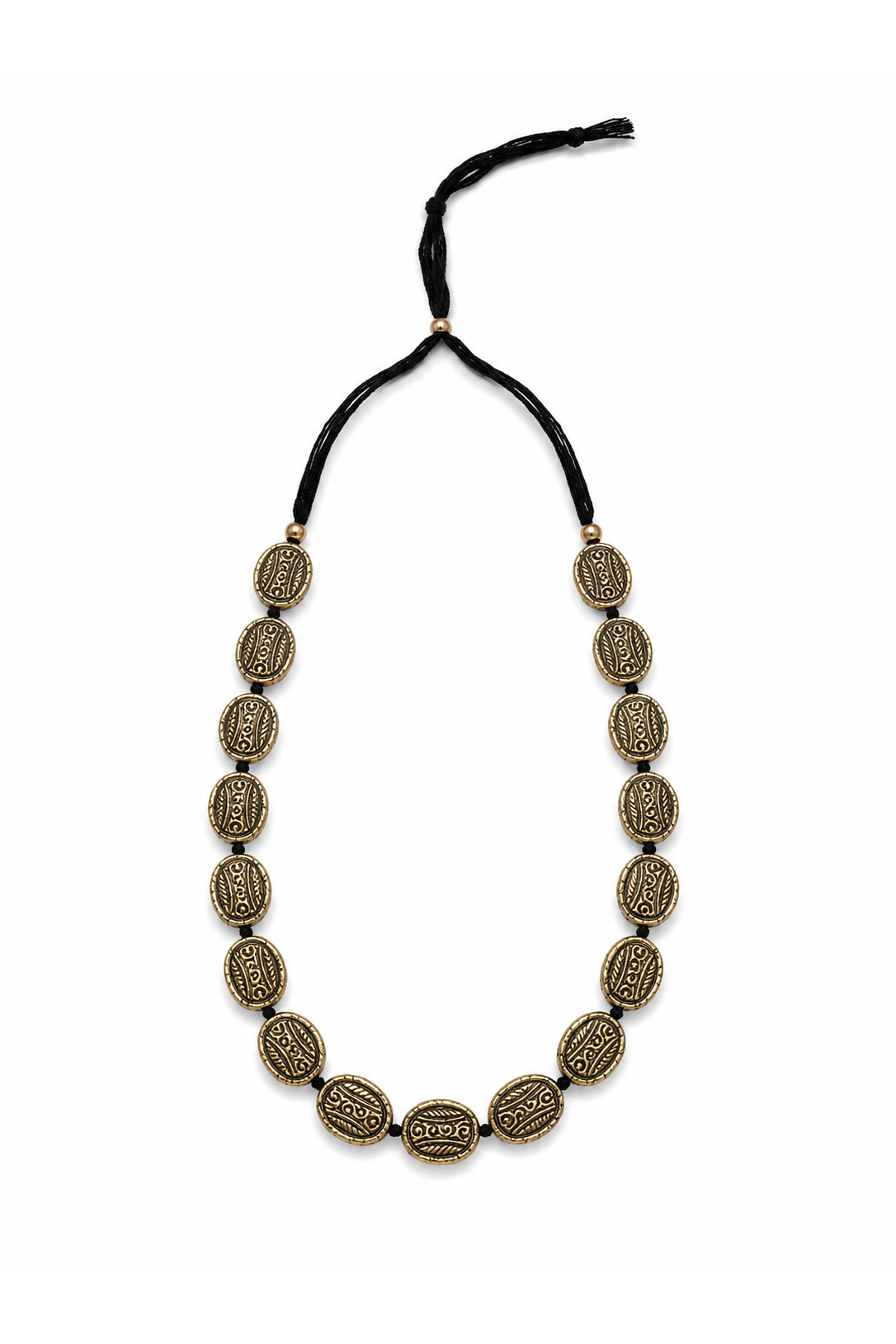 Bohemian ketting antiek goudkleurige munten