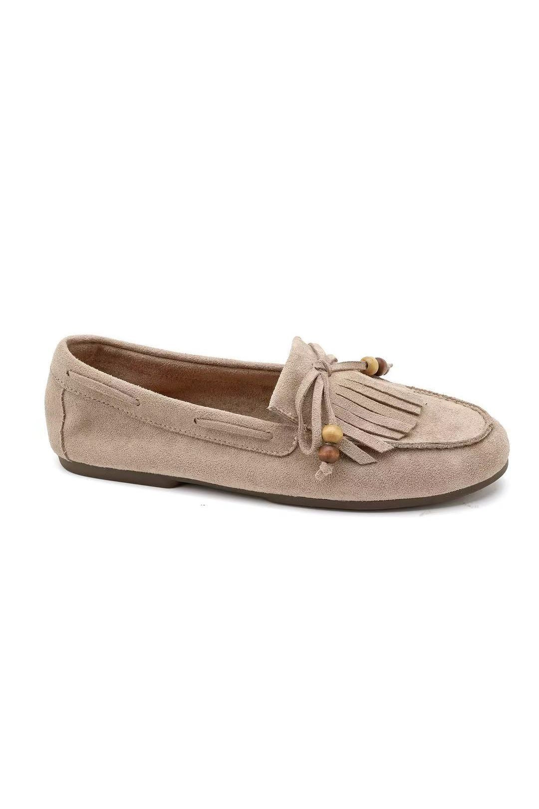 Suède loafers Naturel