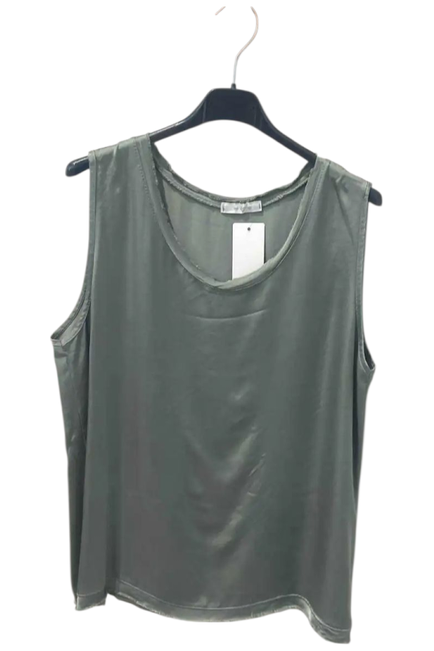Top Viscose Kaki