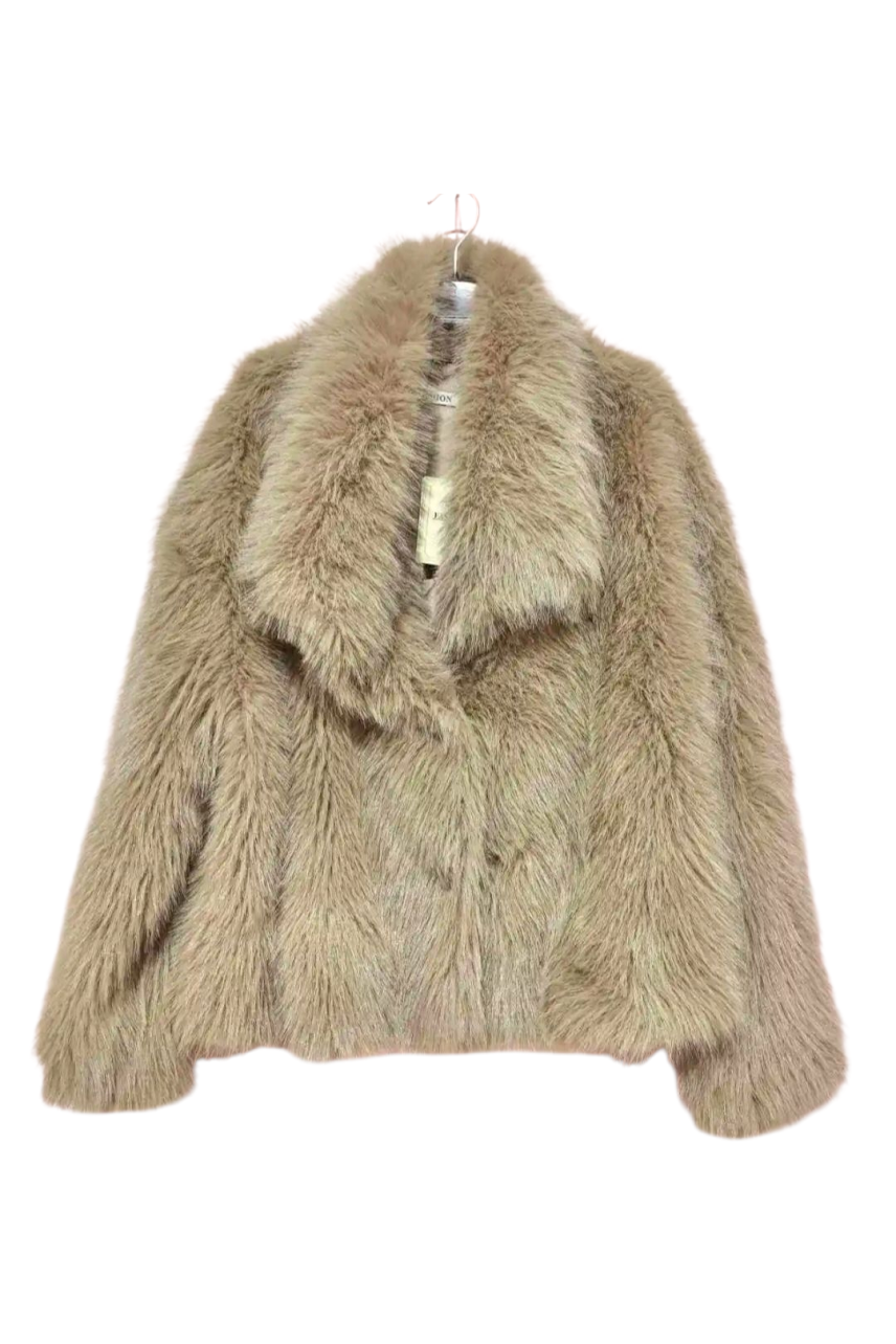 Jas Faux Fur Camel