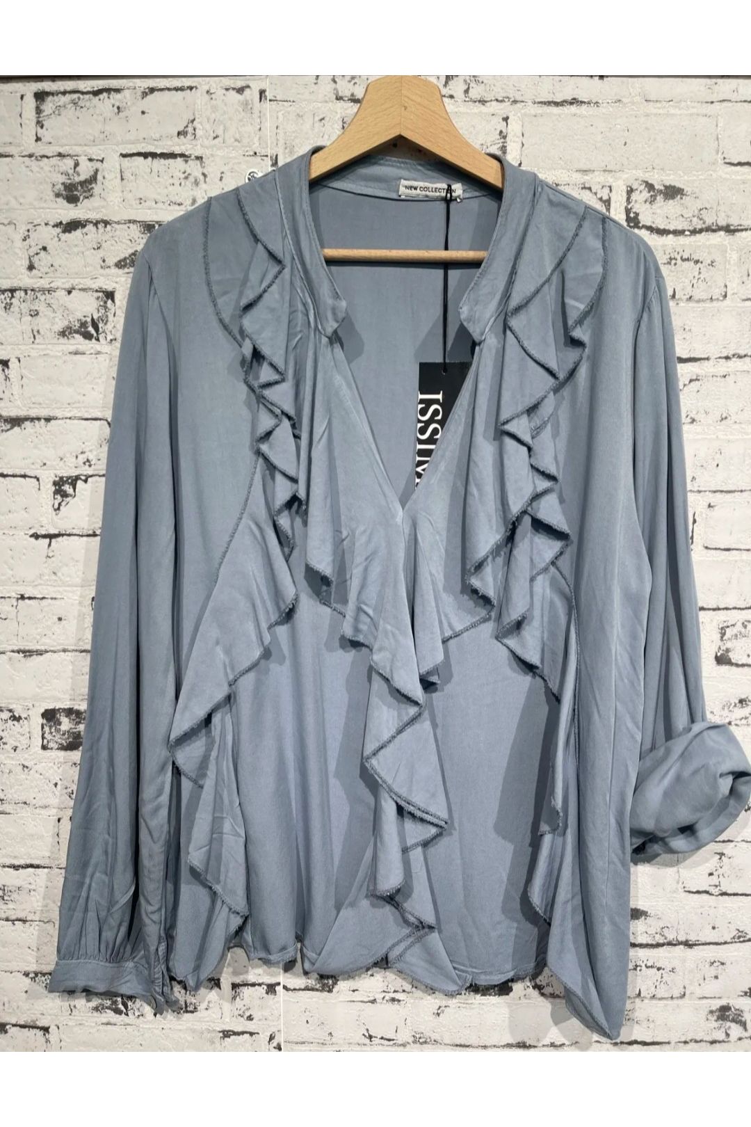 Volant bloes jeans blauw