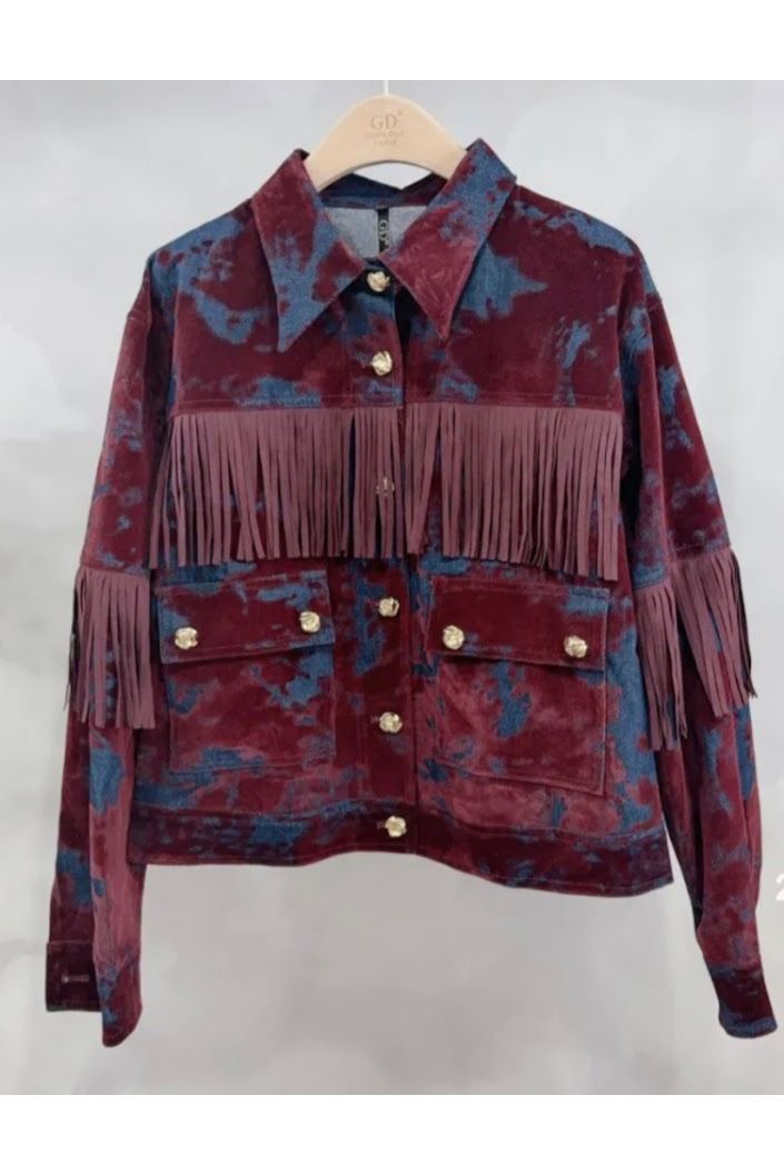 Velvet Fringe Jacket