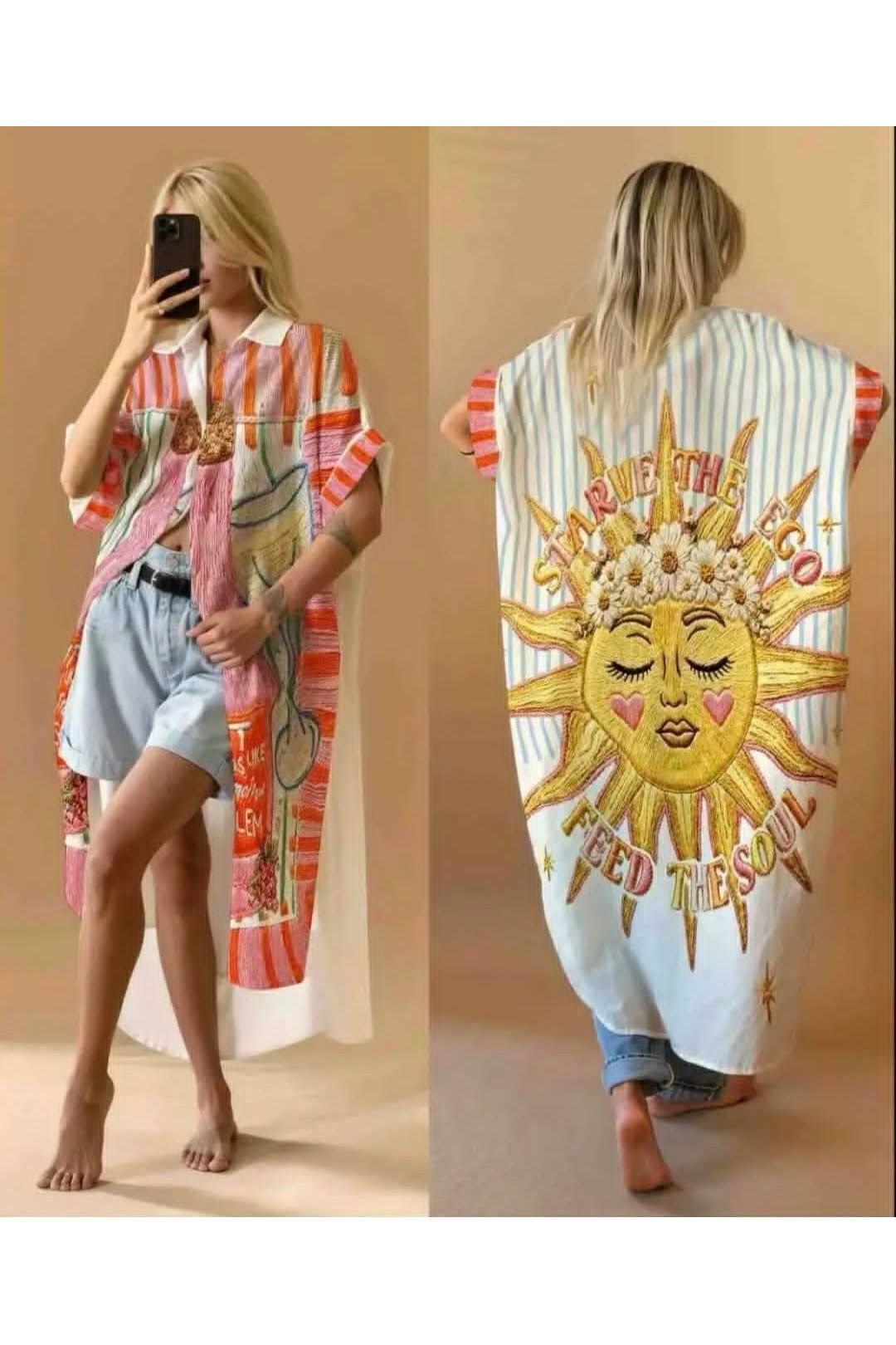 Starry Soul Kimono Jurk