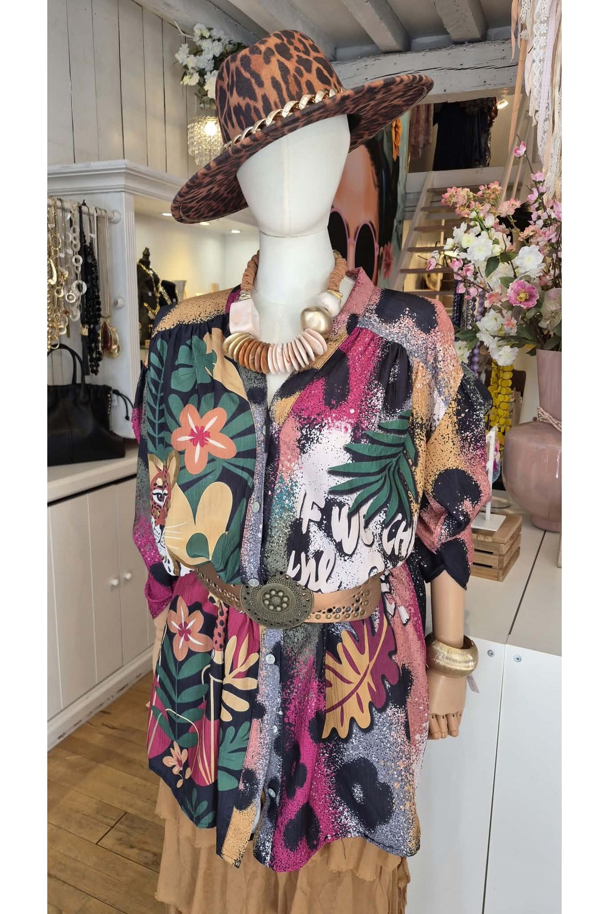 Wild Spirit Print Jurk