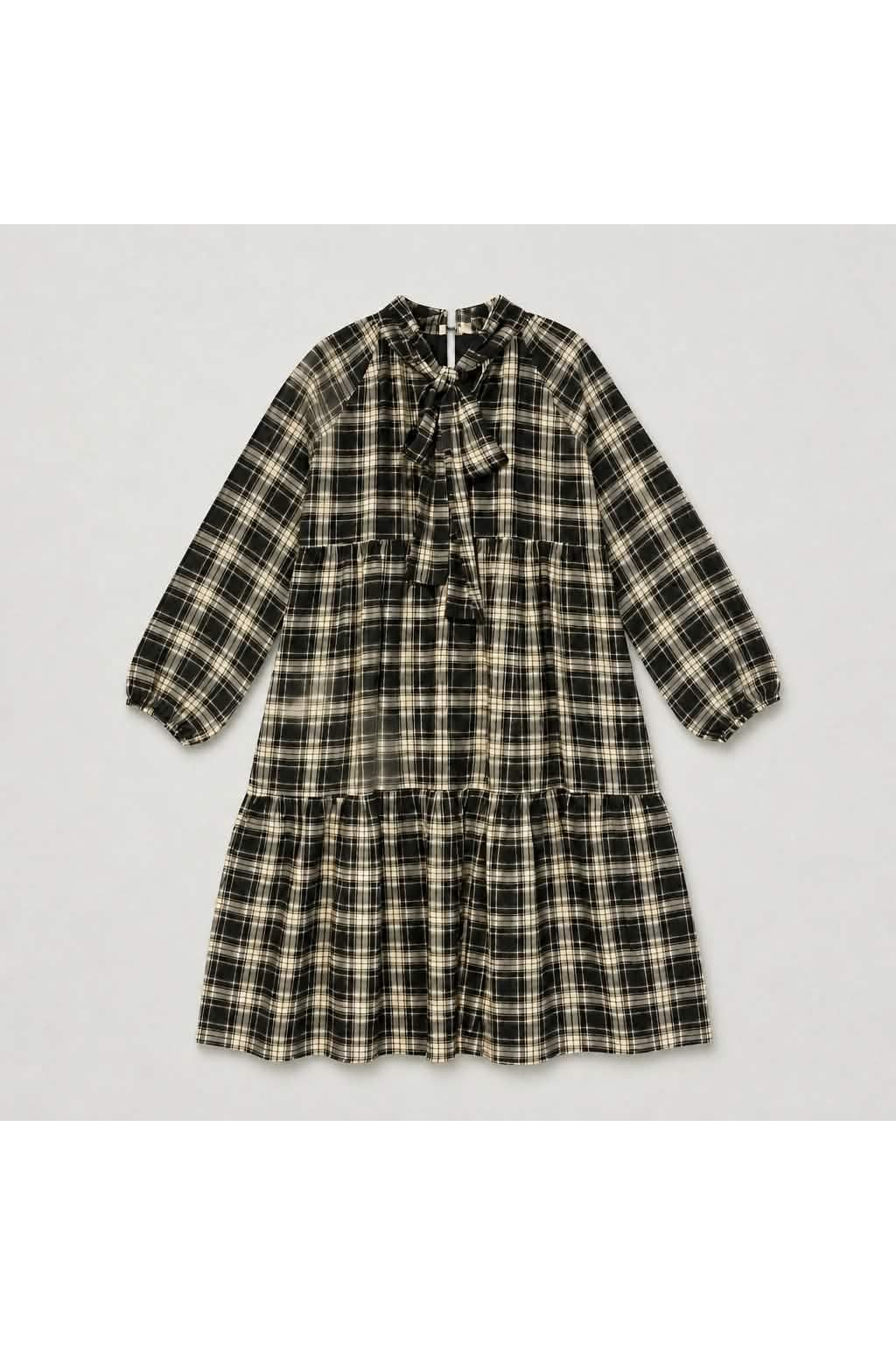 Country Check Boho Dress