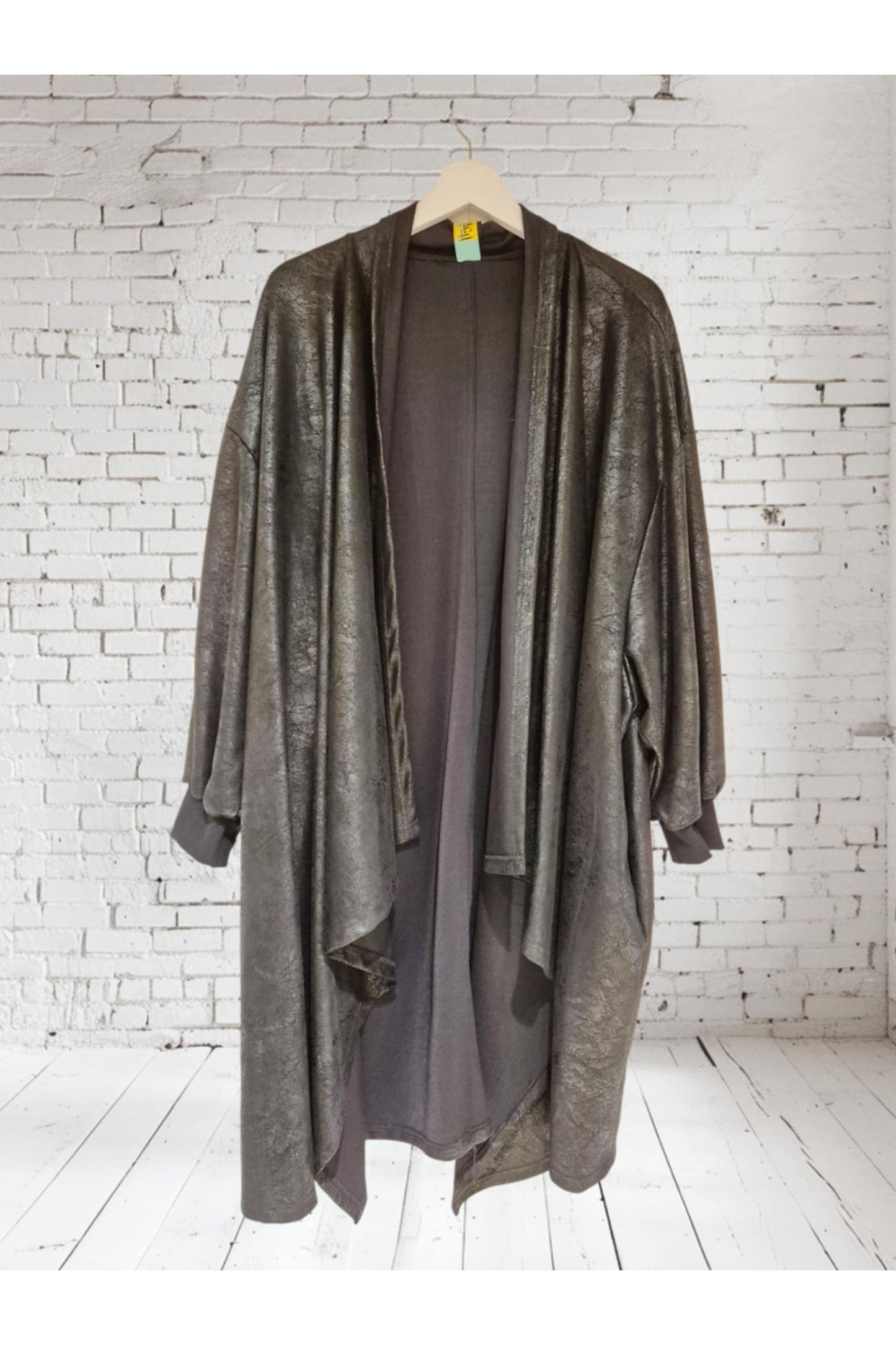 Metallic Drape Gilet