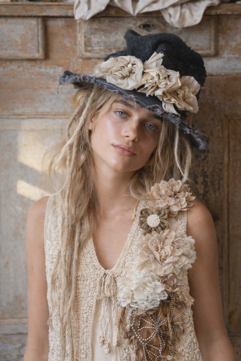 Boho Flower Gilet