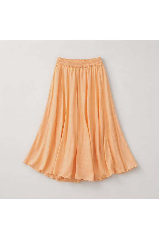 Maxi rok zalm