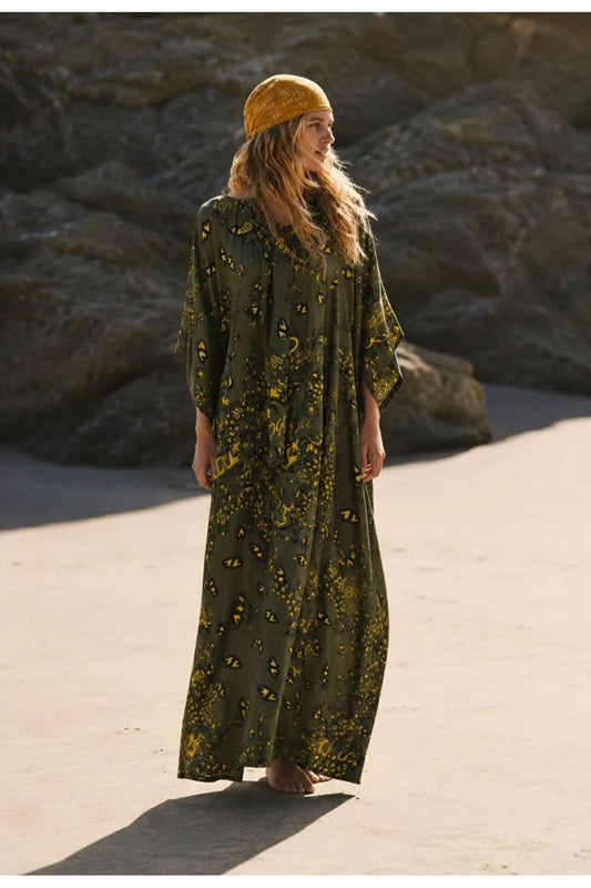 Wild Olive Maxi Dress