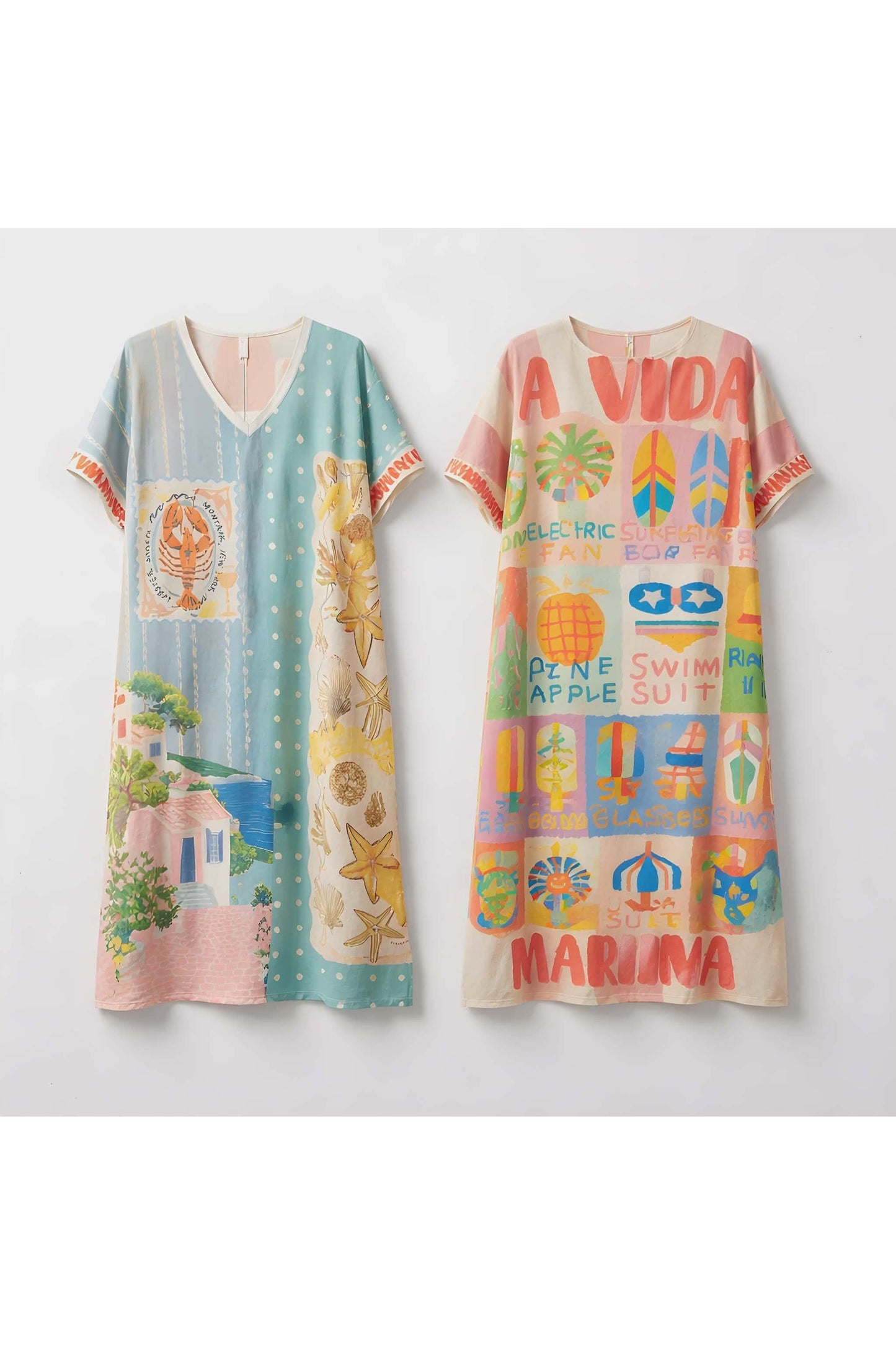 Mediterranean Dream Lurex Jurk