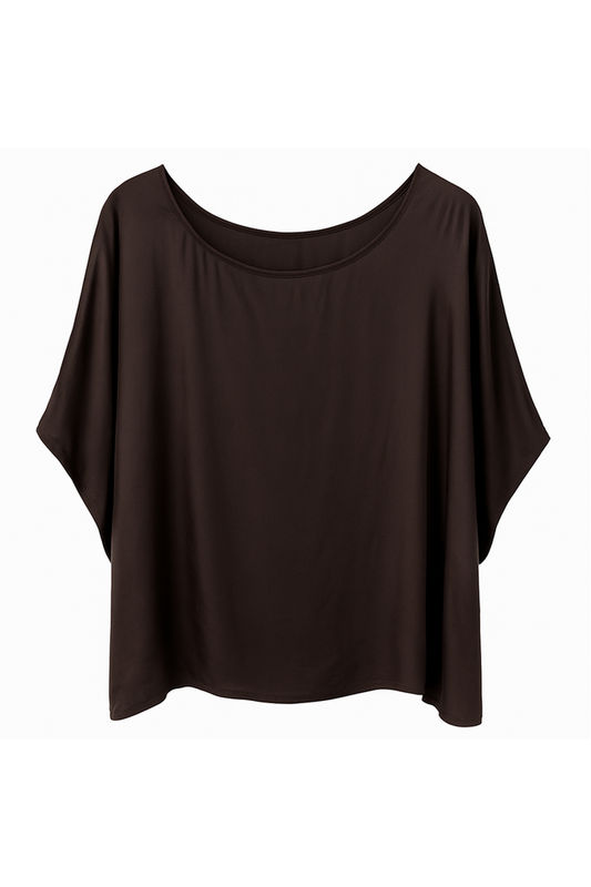 Top Satijn Bruin