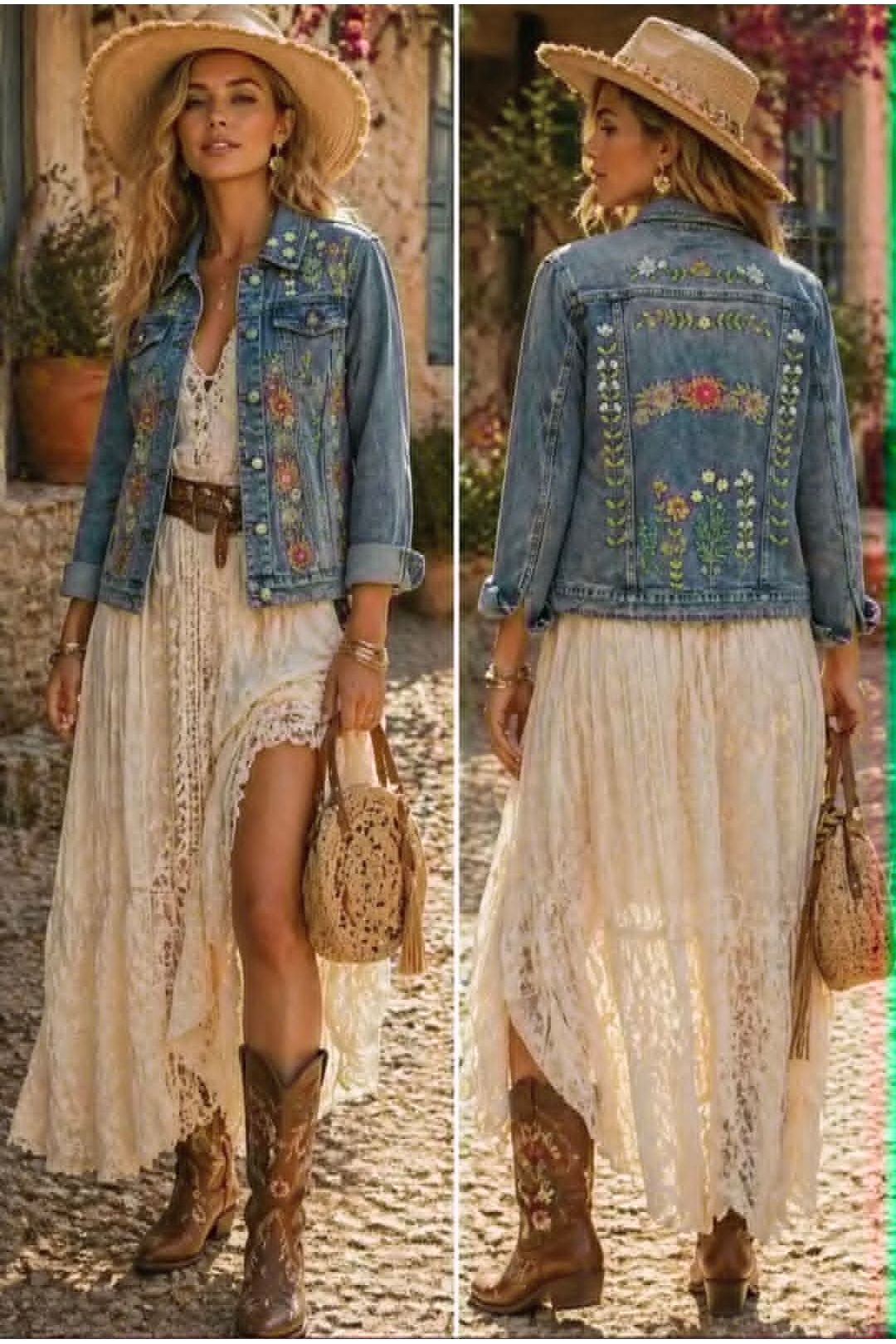 Wildflower Denim Jacket