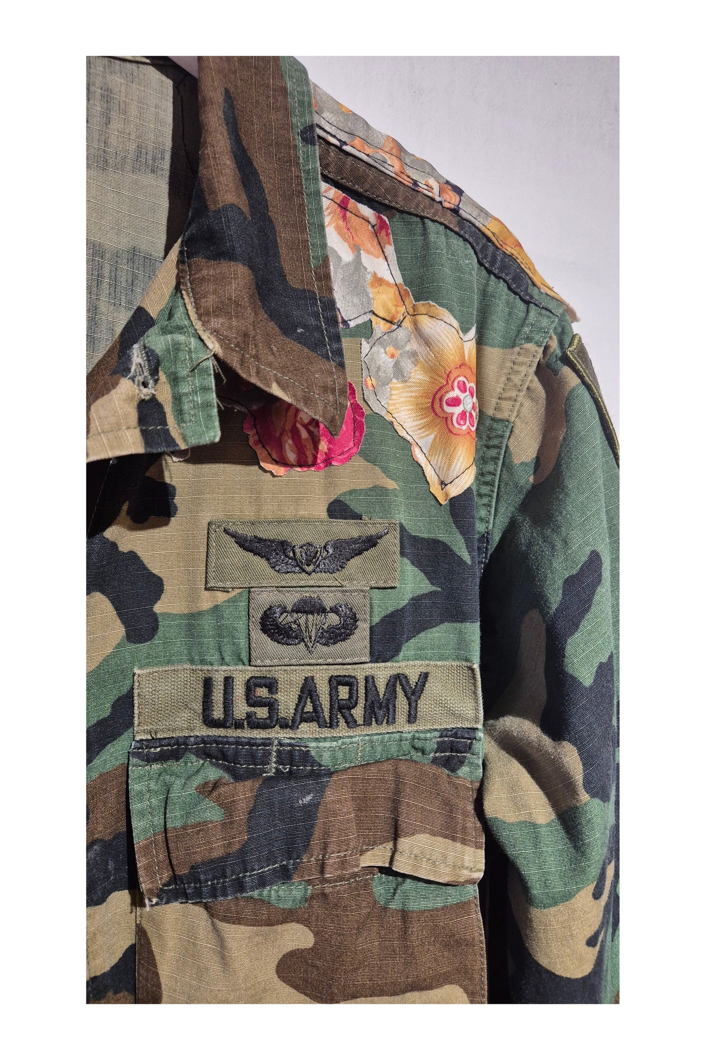 One of a Kind Military Jacket “LOVE”