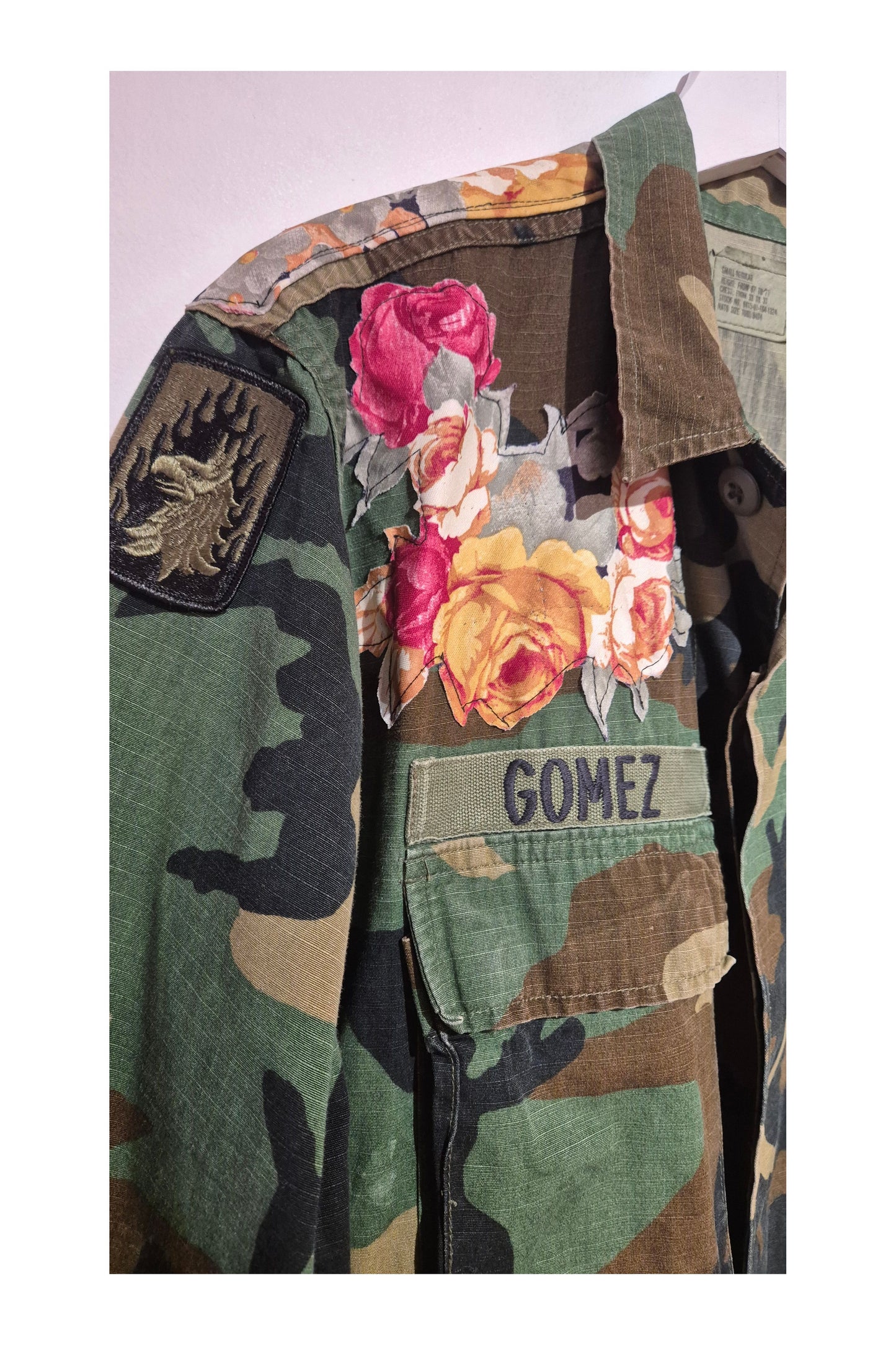One of a Kind Military Jacket “LOVE”
