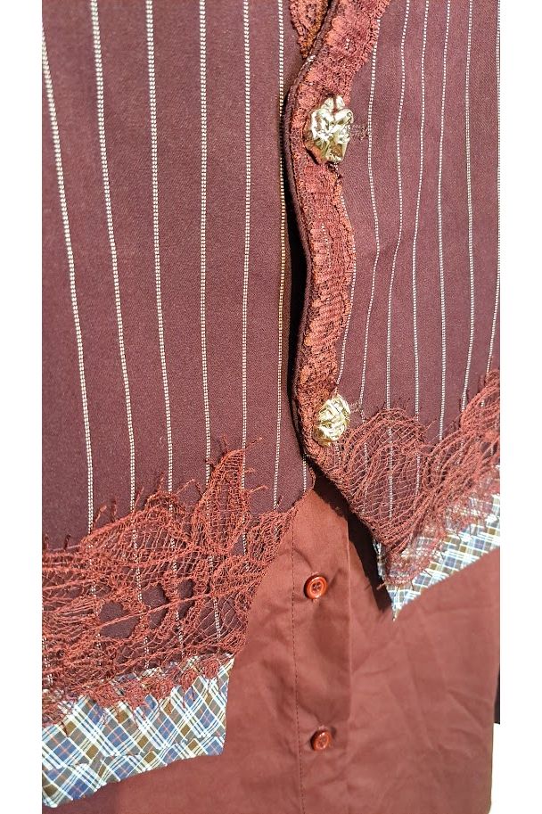 Gilet & Bloes bordeaux