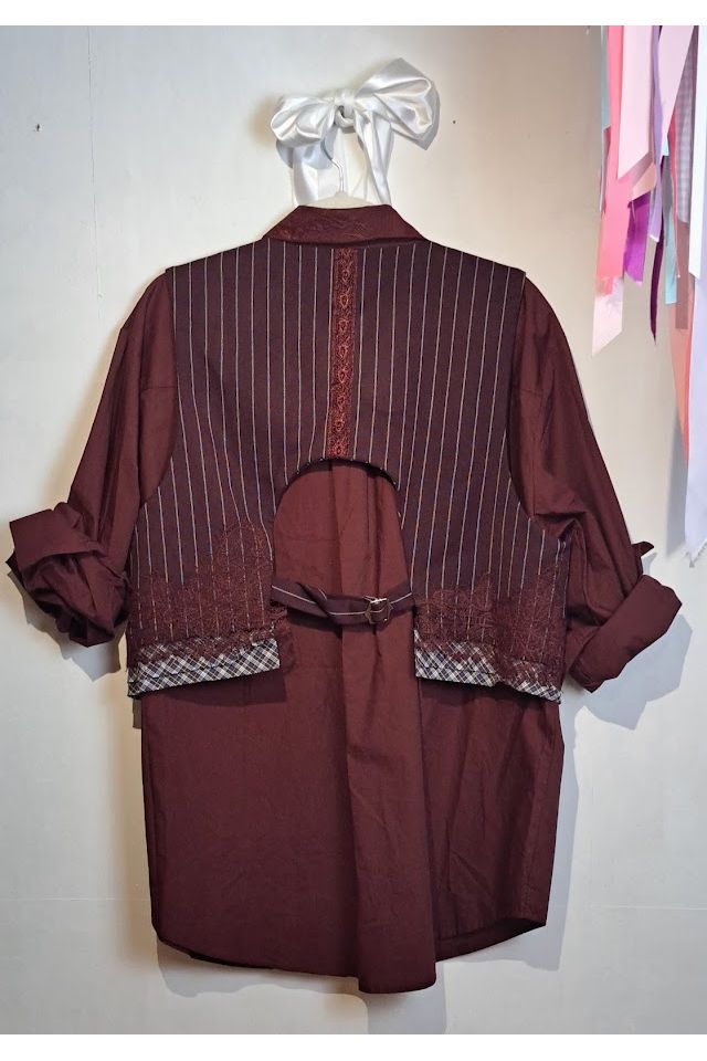 Gilet & Bloes bordeaux