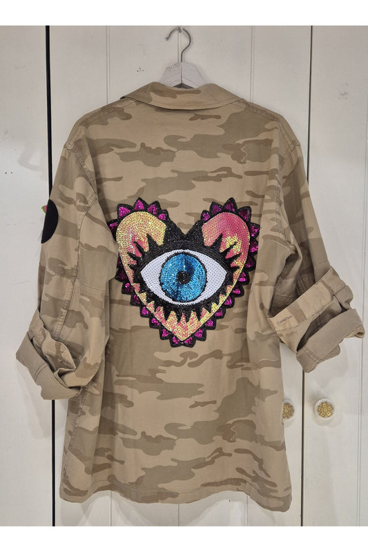 Military Jacket “All Eyes On You” by Nathalie