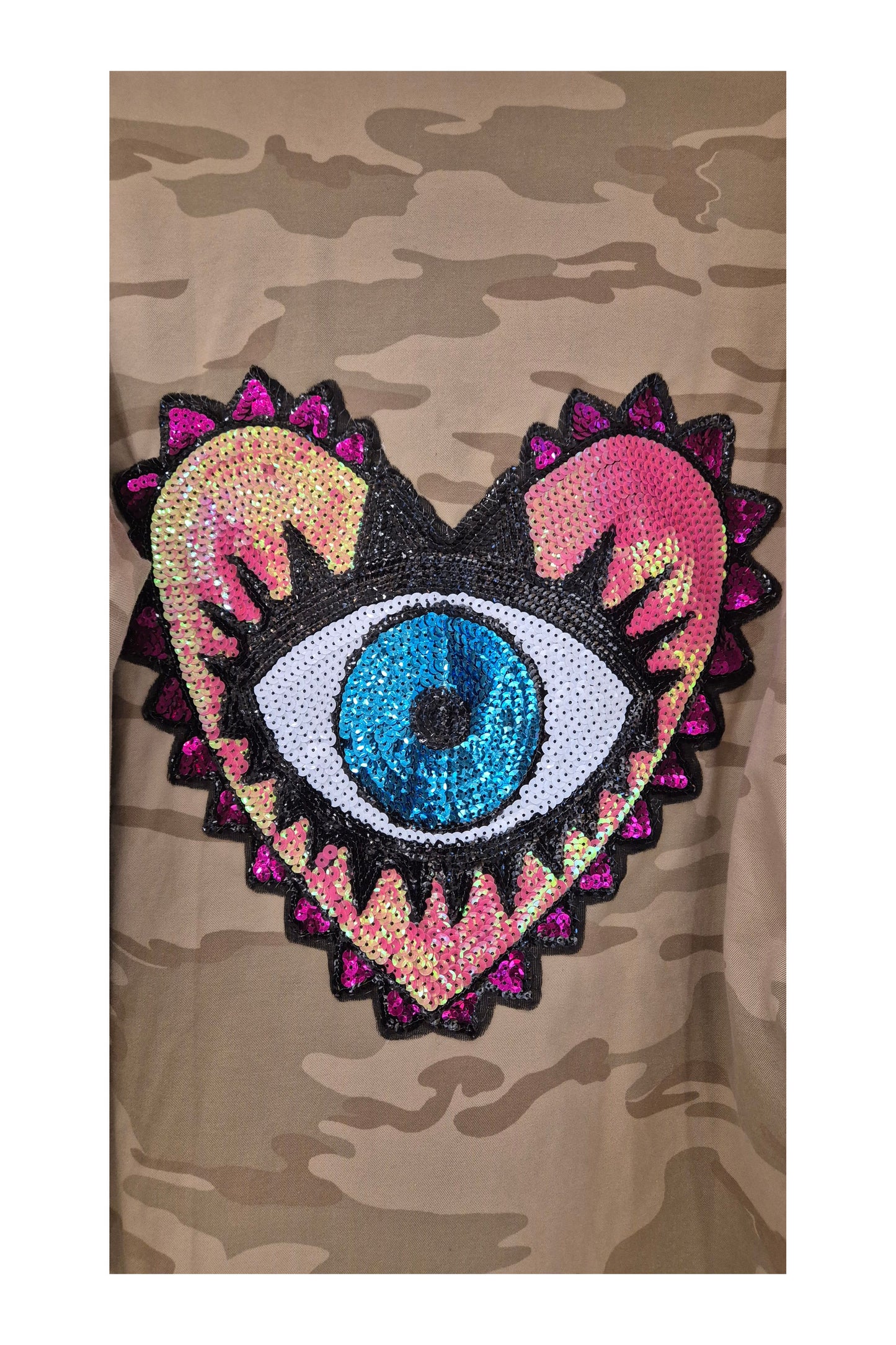 Military Jacket “All Eyes On You” by Nathalie
