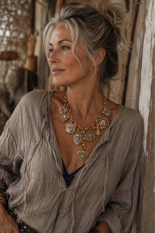 ✨ Boho Rebel Charm Ketting