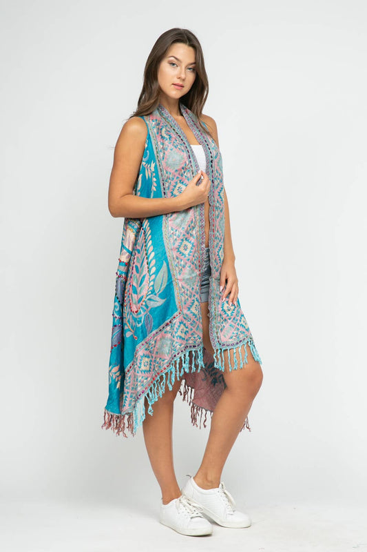 Kimono Layla zonder mouwen