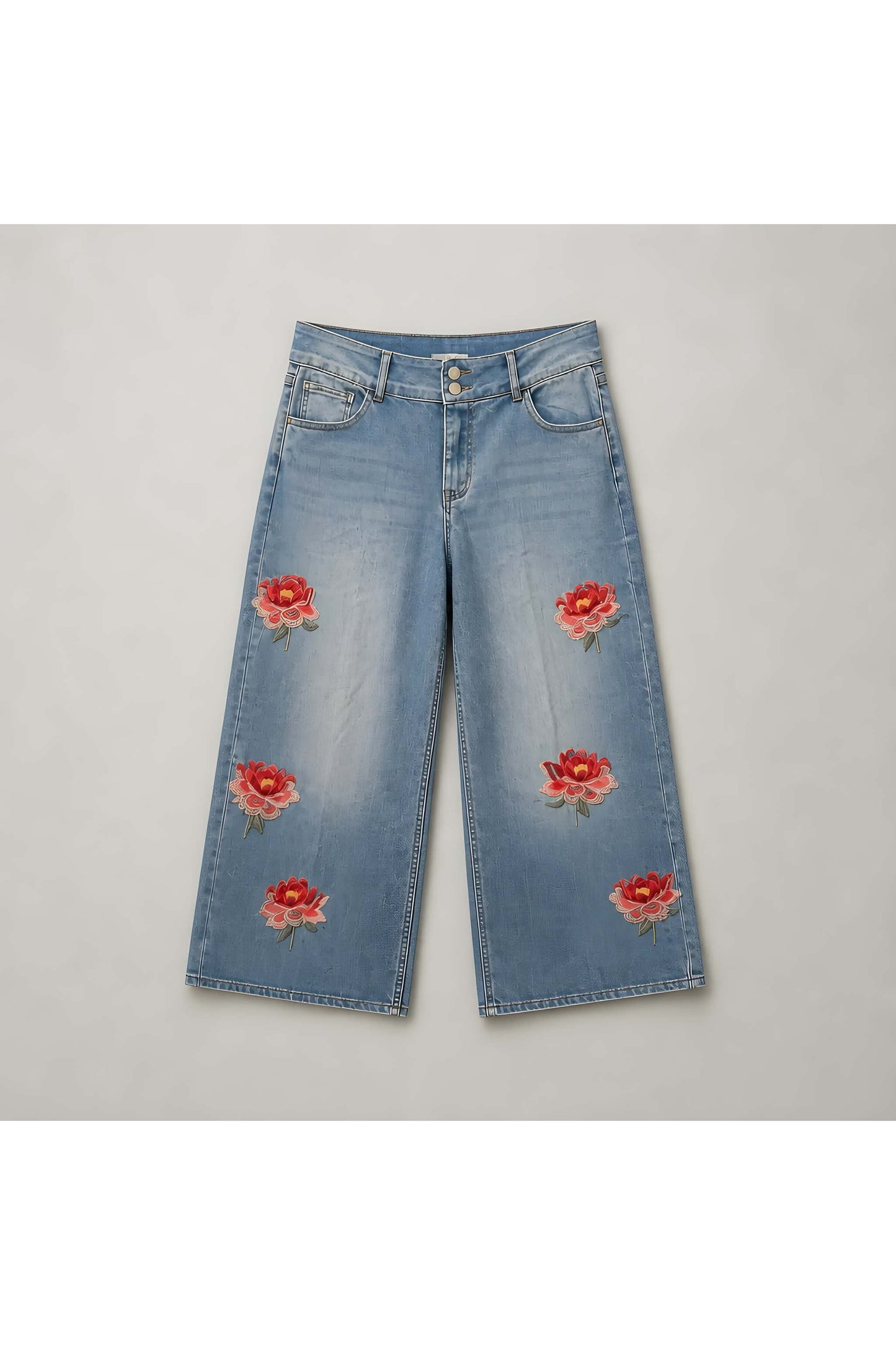 Wide Leg met Bloemen