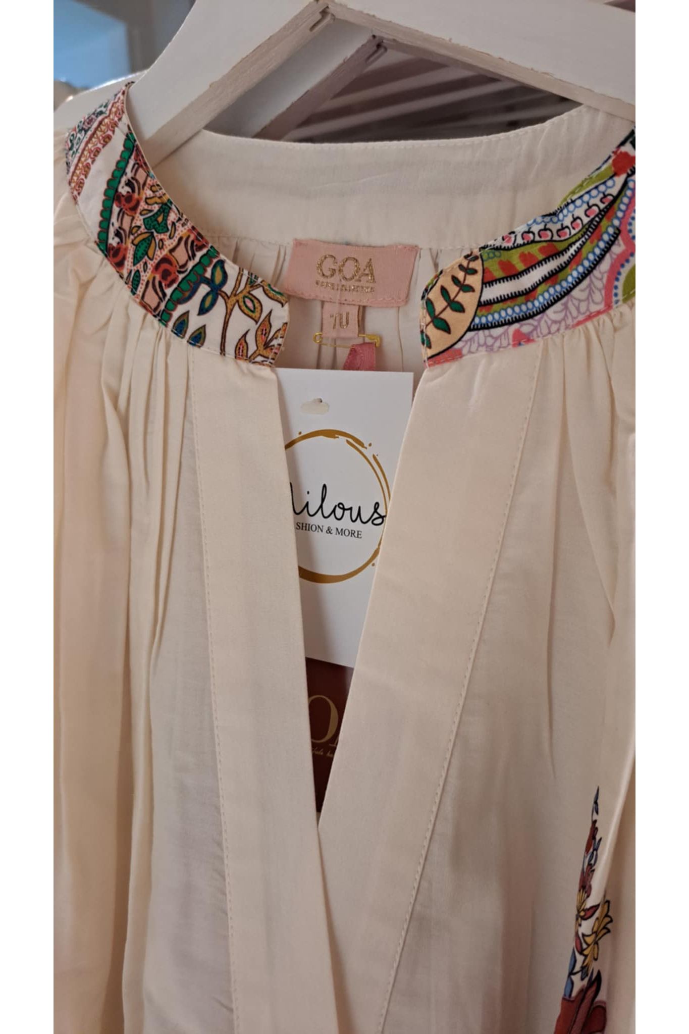 Bohemian tuniek met paisley print