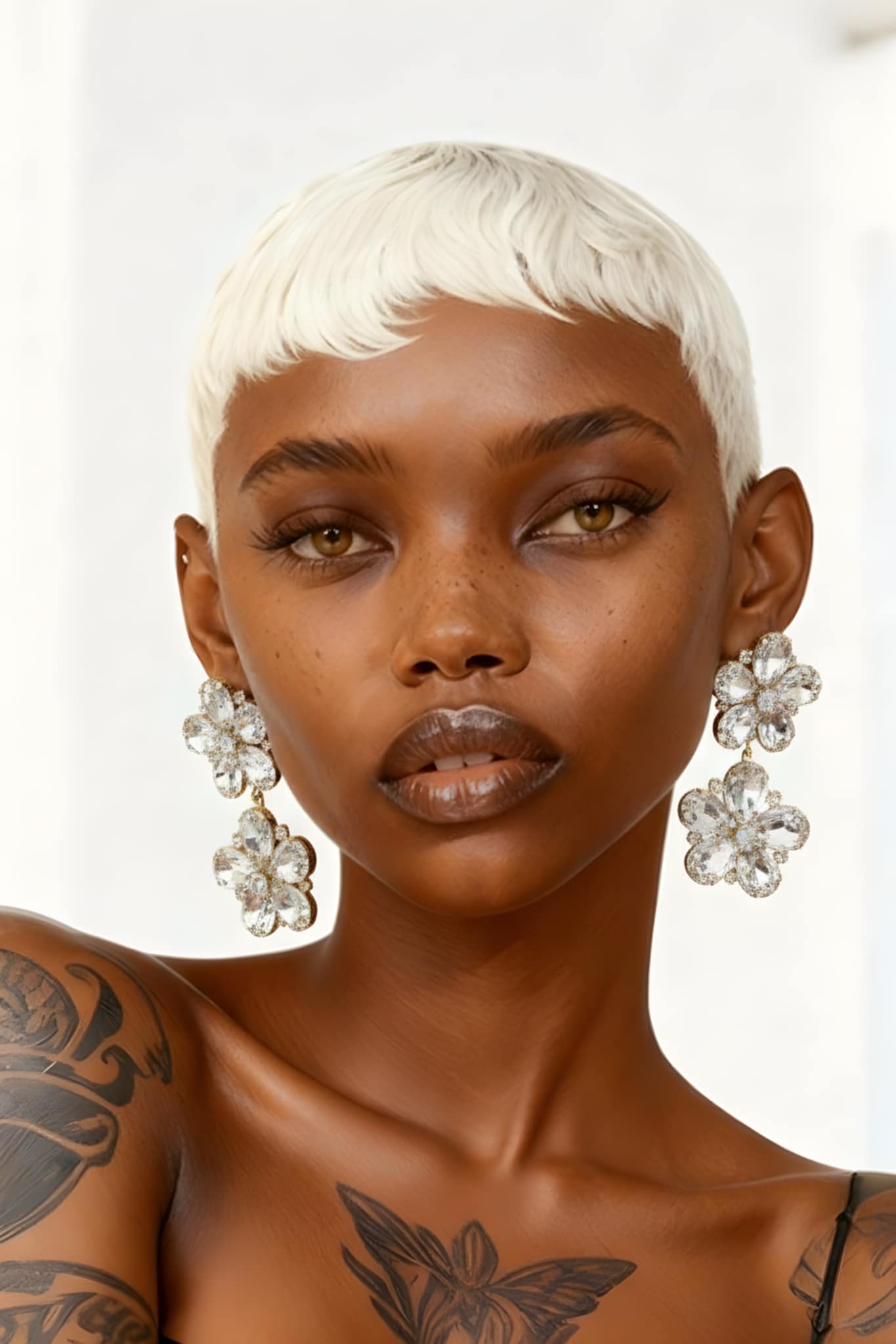 Oorbellen crystal bloom