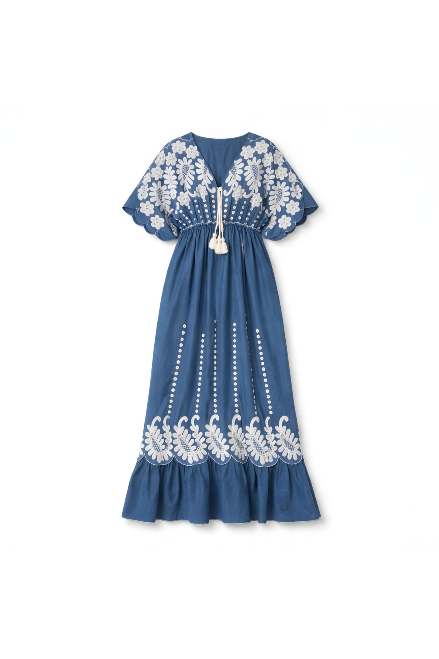 Maxi Jurk Denimblauw