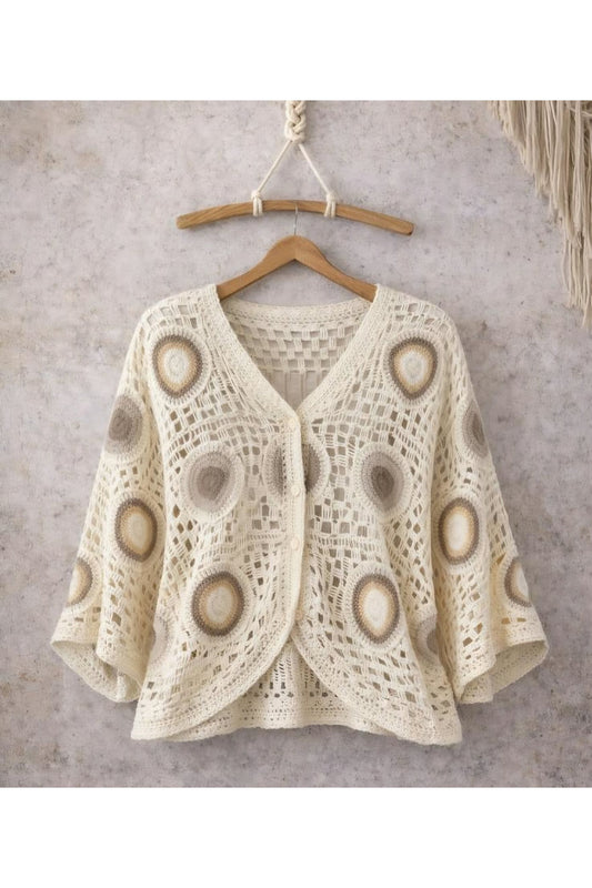 Gehaakte Boho Gilet
