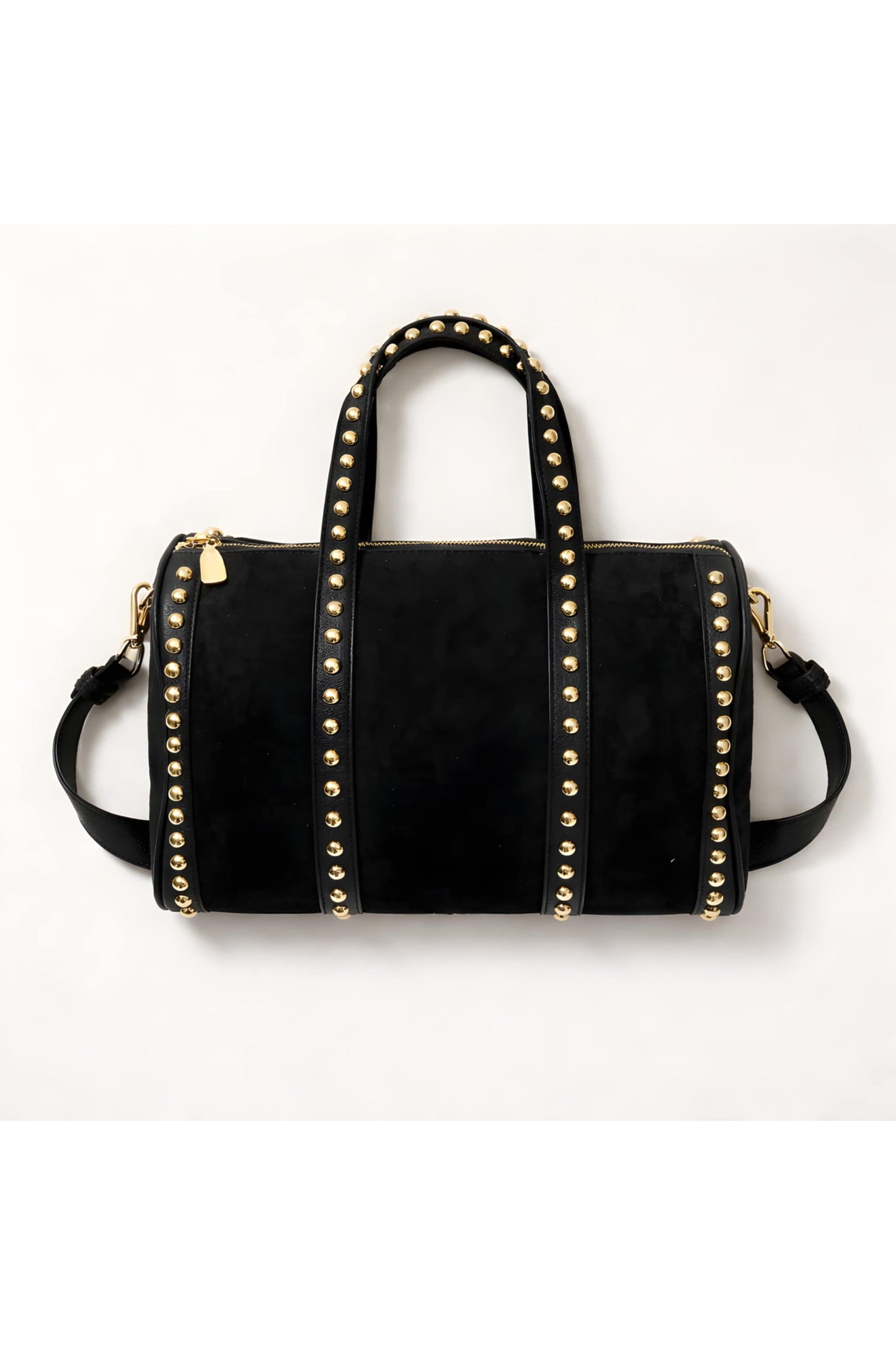 Studded Bowling Bag Zwart
