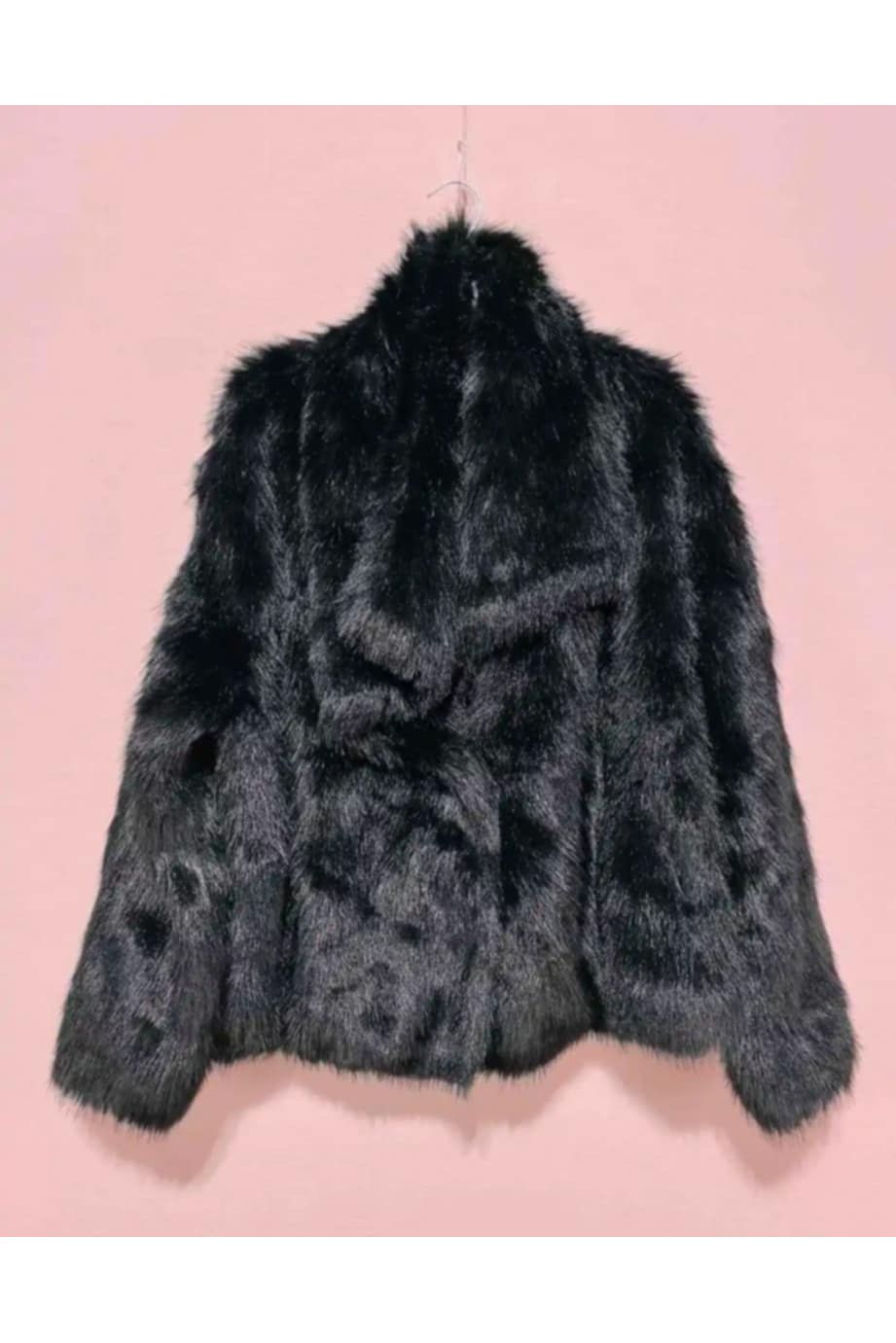 Jas Faux Fur Zwart