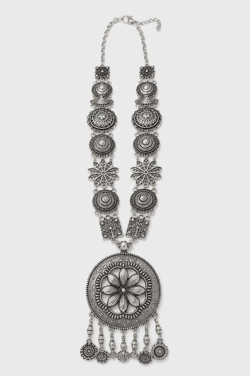Boho ketting 'Zinnia'