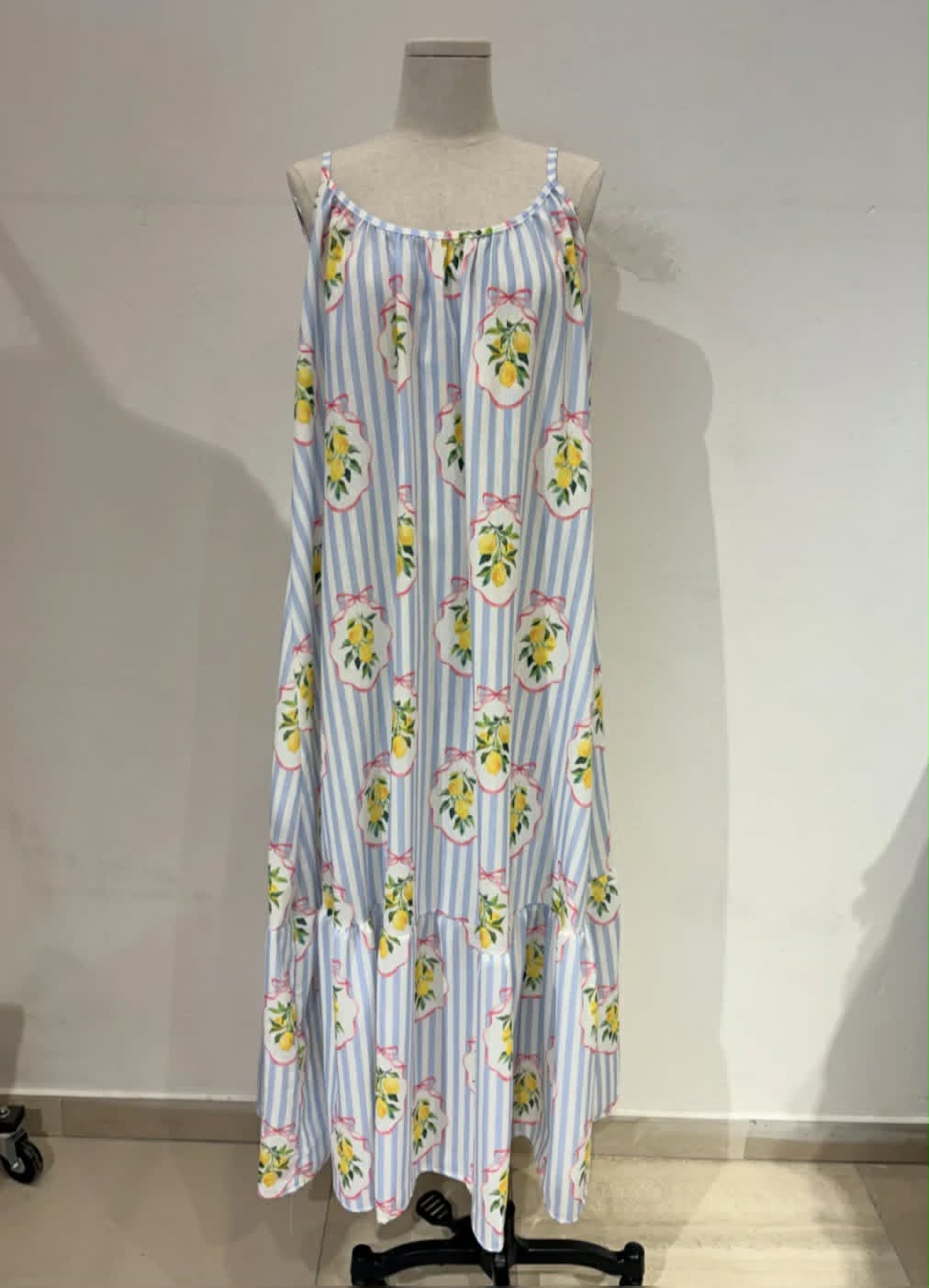 Maxi Jurk Lemon Breeze Lichtblauw