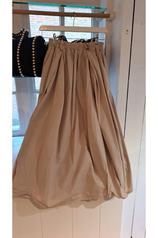 Ballonrok beige