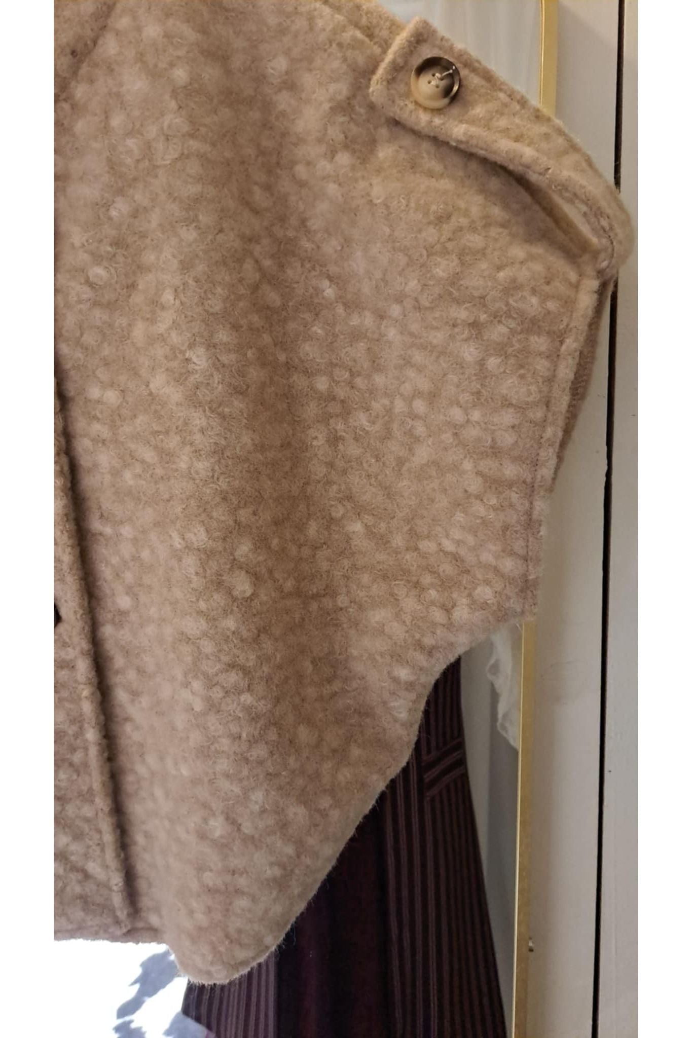 Jasje in gewassen wol beige