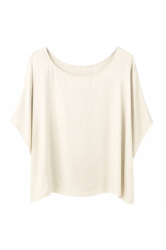 Top Satijn Off White
