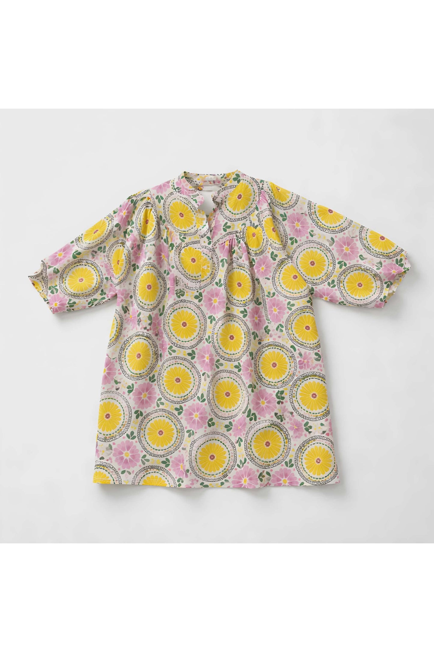 Sunflower Bloom  Short Dress