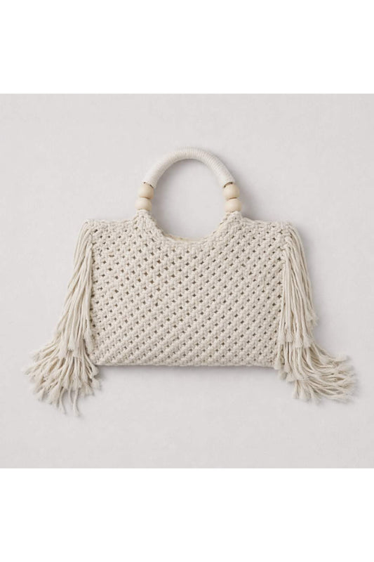 Macramé handtas Off White