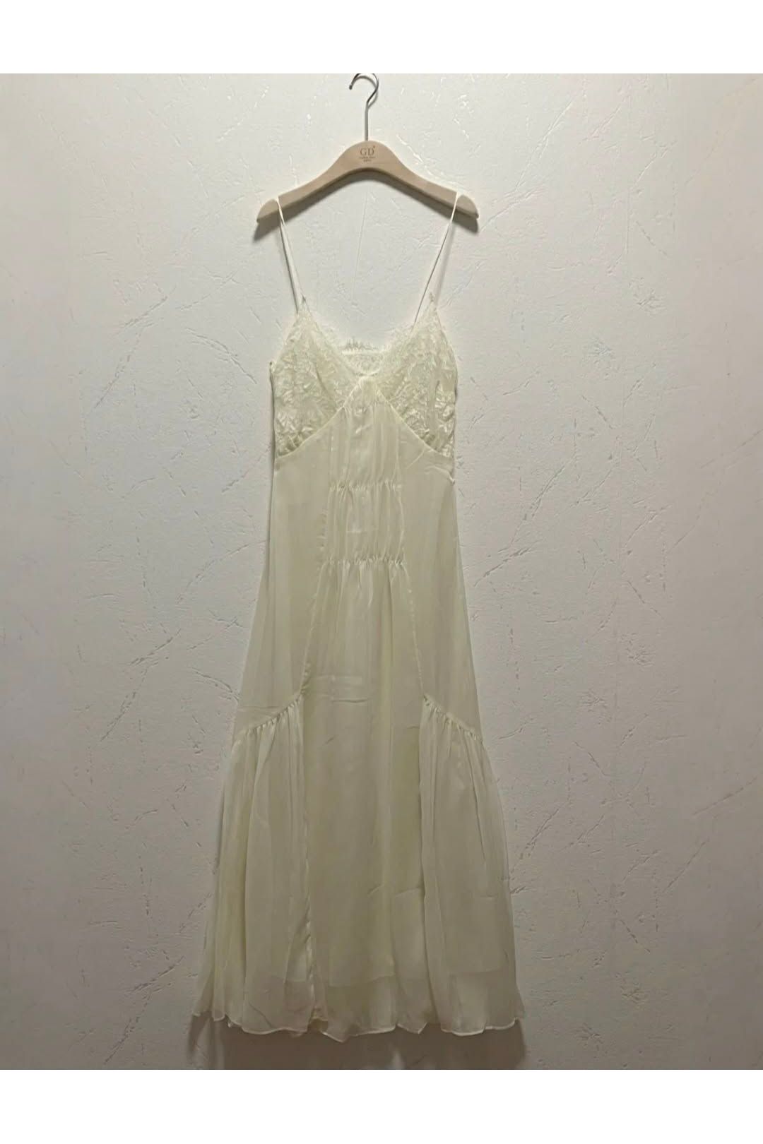 Lace Dreams Maxi Jurk Ecru