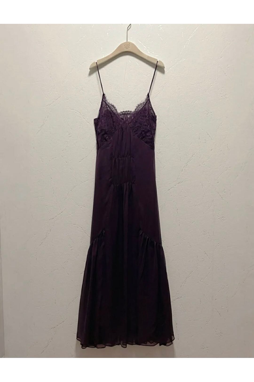 Lace Dreams Maxi Jurk Purple