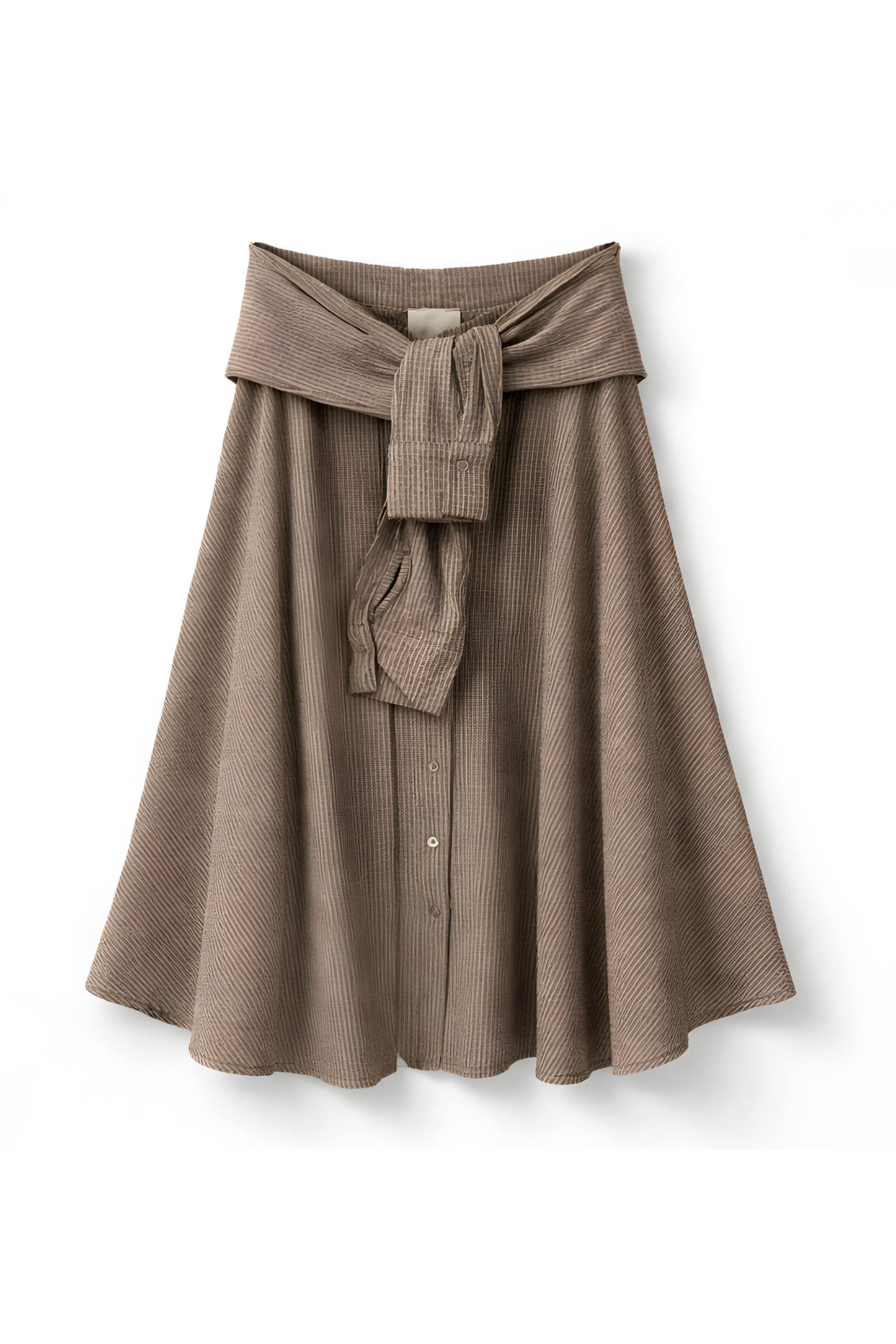 Bruine Gestreepte Rok