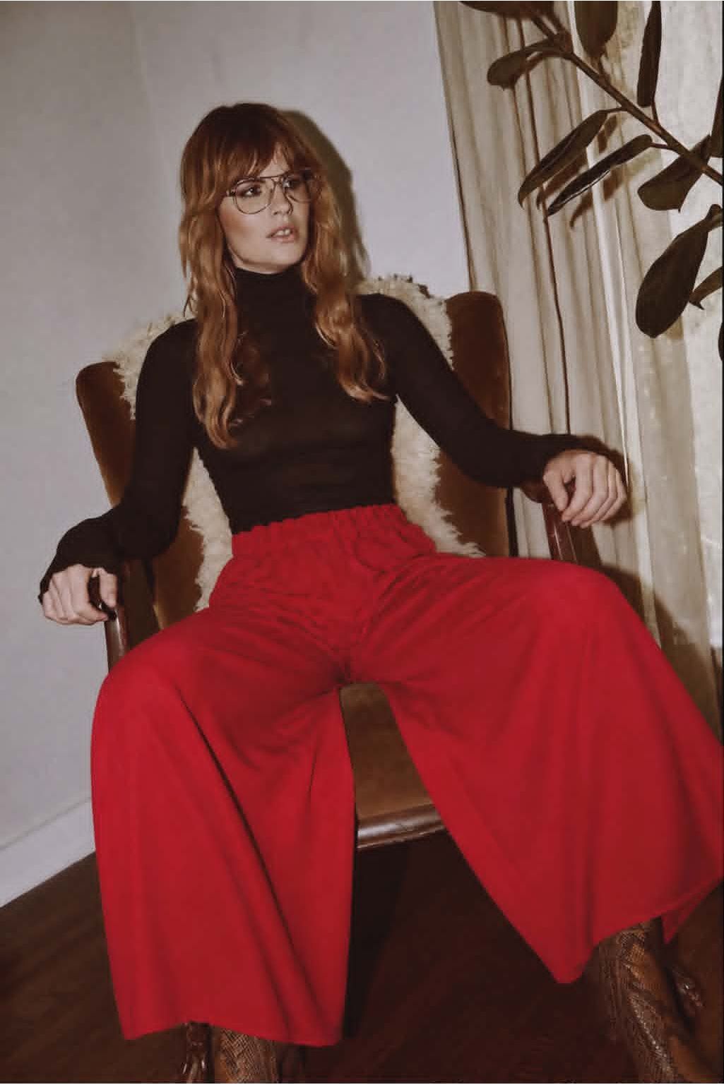 Wide Leg Broek