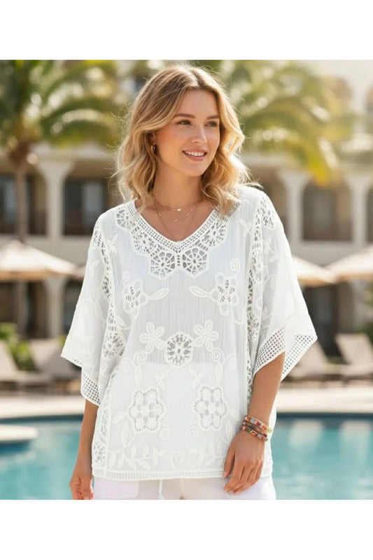 Boho lace top wit
