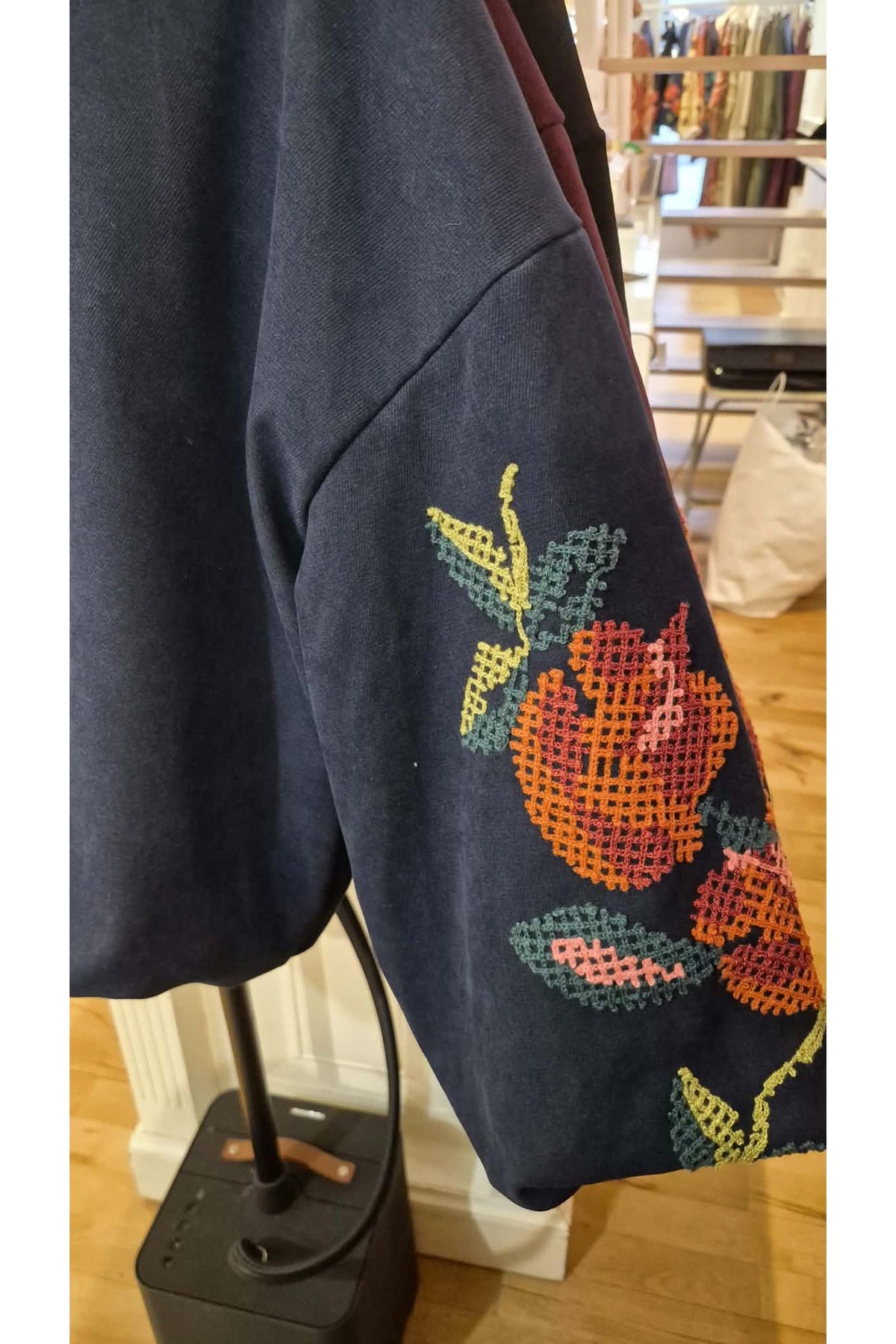 Bomber donker blauw corduroy